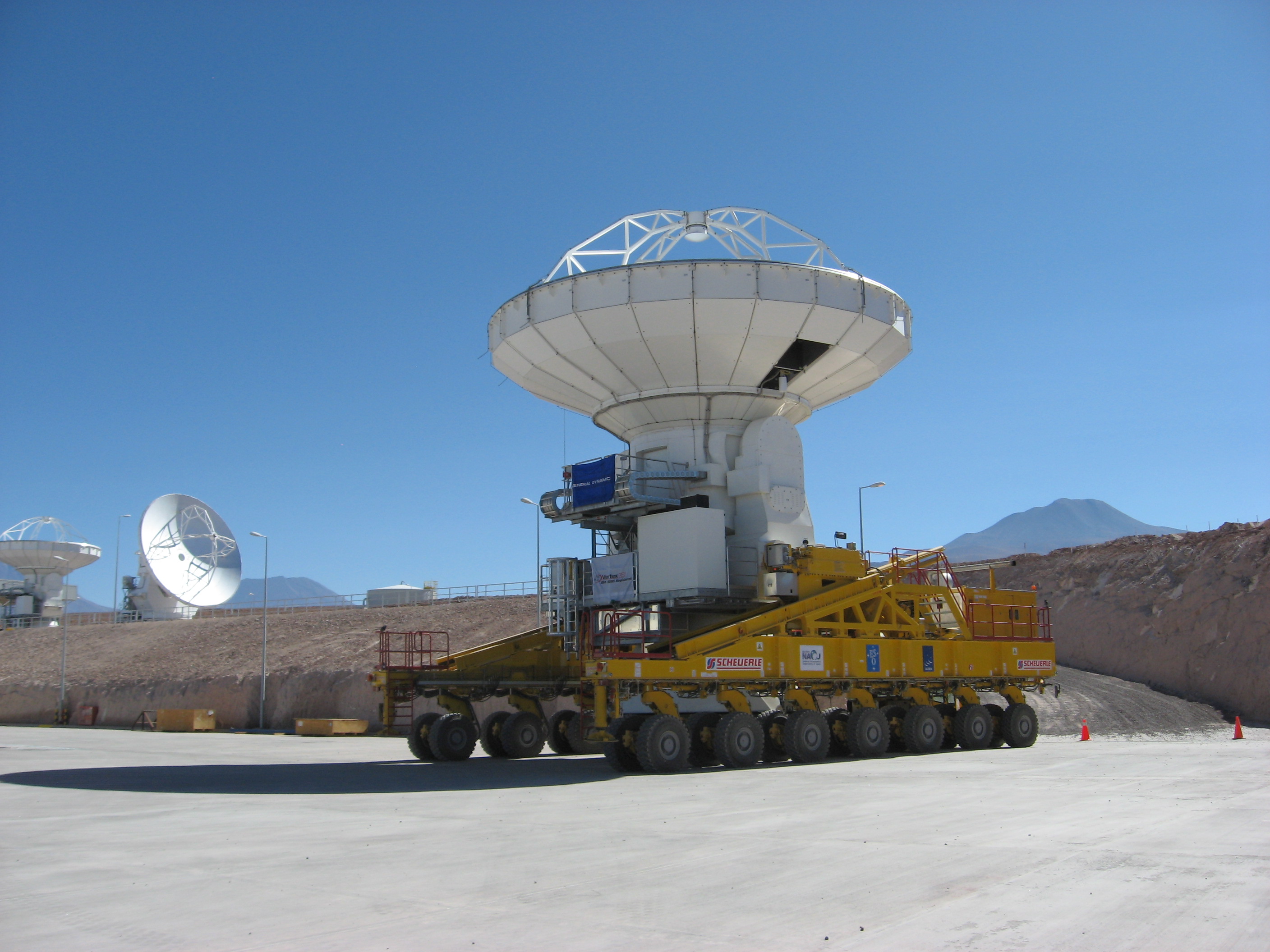 Vertex Antenna No 1 after ALMA acceptance