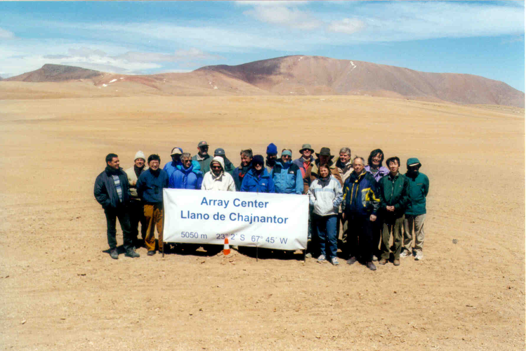 ASAC members at the Chajnantor Site Sept 2001