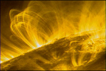 Active Sun; credit SOHO