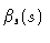$\beta_s(s)$