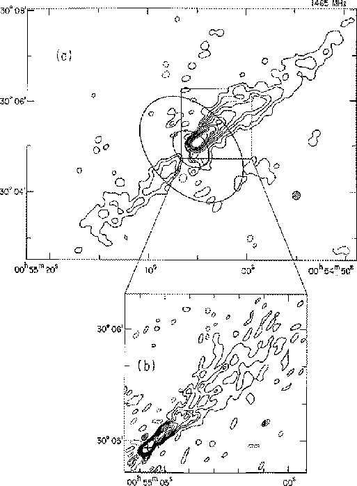 Contour plots of NGC315 jet