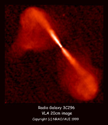 3C296 VLA 1.45 GHz 4.9arcsec resolution