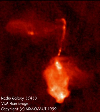 3C433 VLA 4cm image