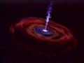Black Hole and accretion disk (HEASARC animation)