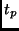 $t_{p}$