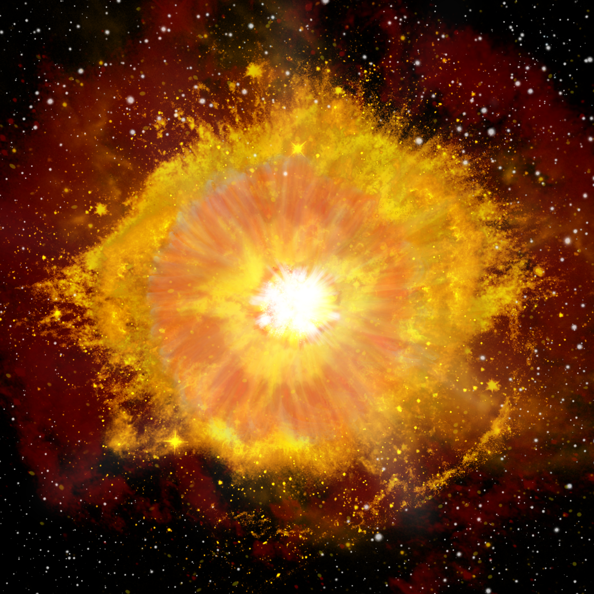 Massive star with mass loss and CSM