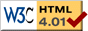 [Valid HTML 4.01]