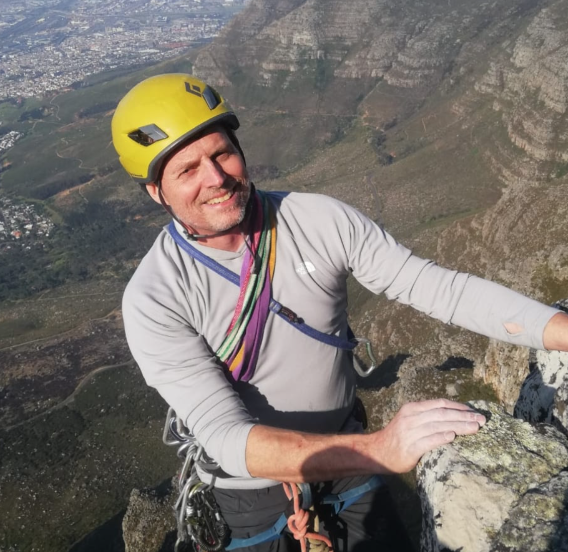 Scott climbing